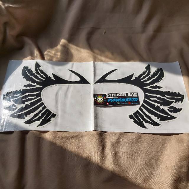 STICKER WINGS ATAU SAYAP CUTTING SET MURAH