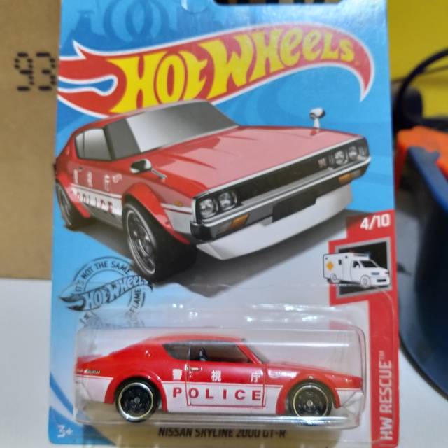 hot wheels nissan skyline police