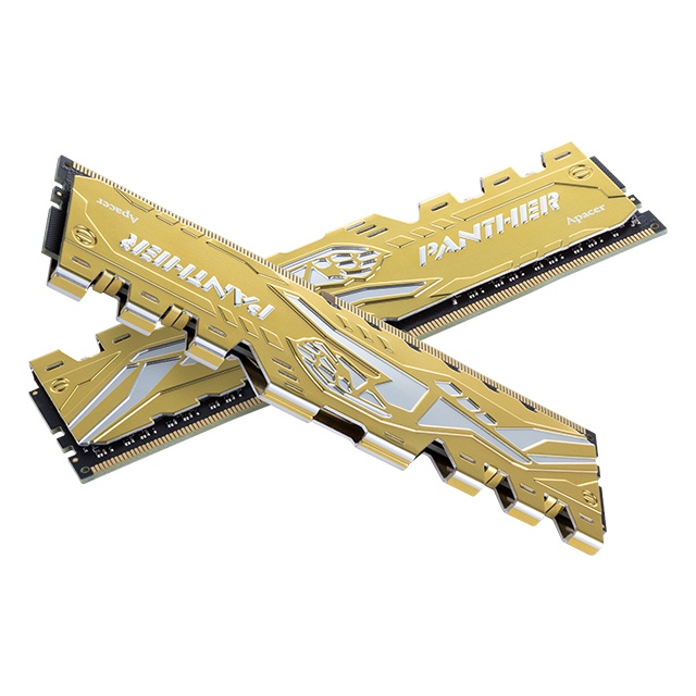 RAM APACER PANTHER 16GB KIT 3200 (2x8GB) Golden Heatsink DDR4 3200Mhz