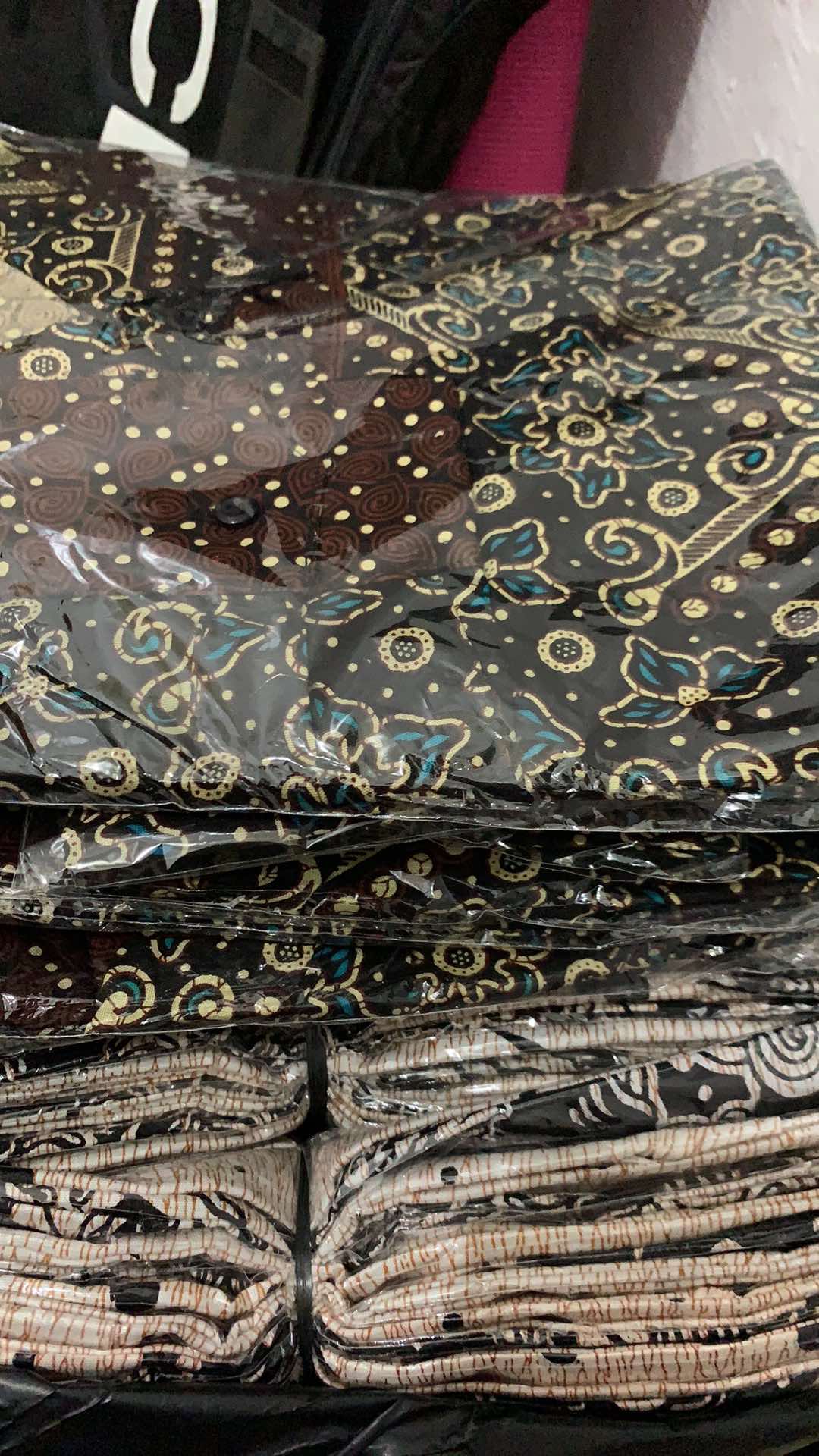 Bswart Batik Hrb026 Kenongo Hem Pendek Anjani Biru Pekalongan M L Xl Batik Pria Murah Modern Grosir