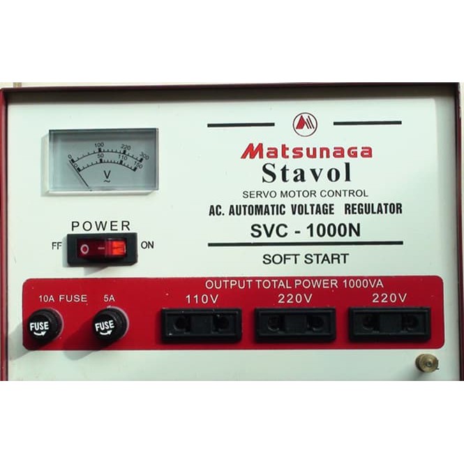 Stabilizer Matsunaga 1000Watt Stavol Svc 1000Watt