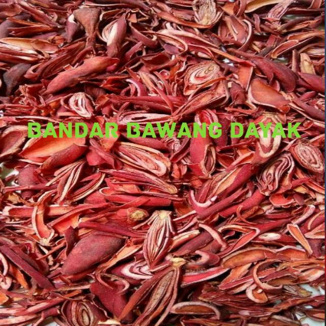 

PROMO MURAH 1 KG BAWANG DAYAK RAJANG KERING/teh tiwai