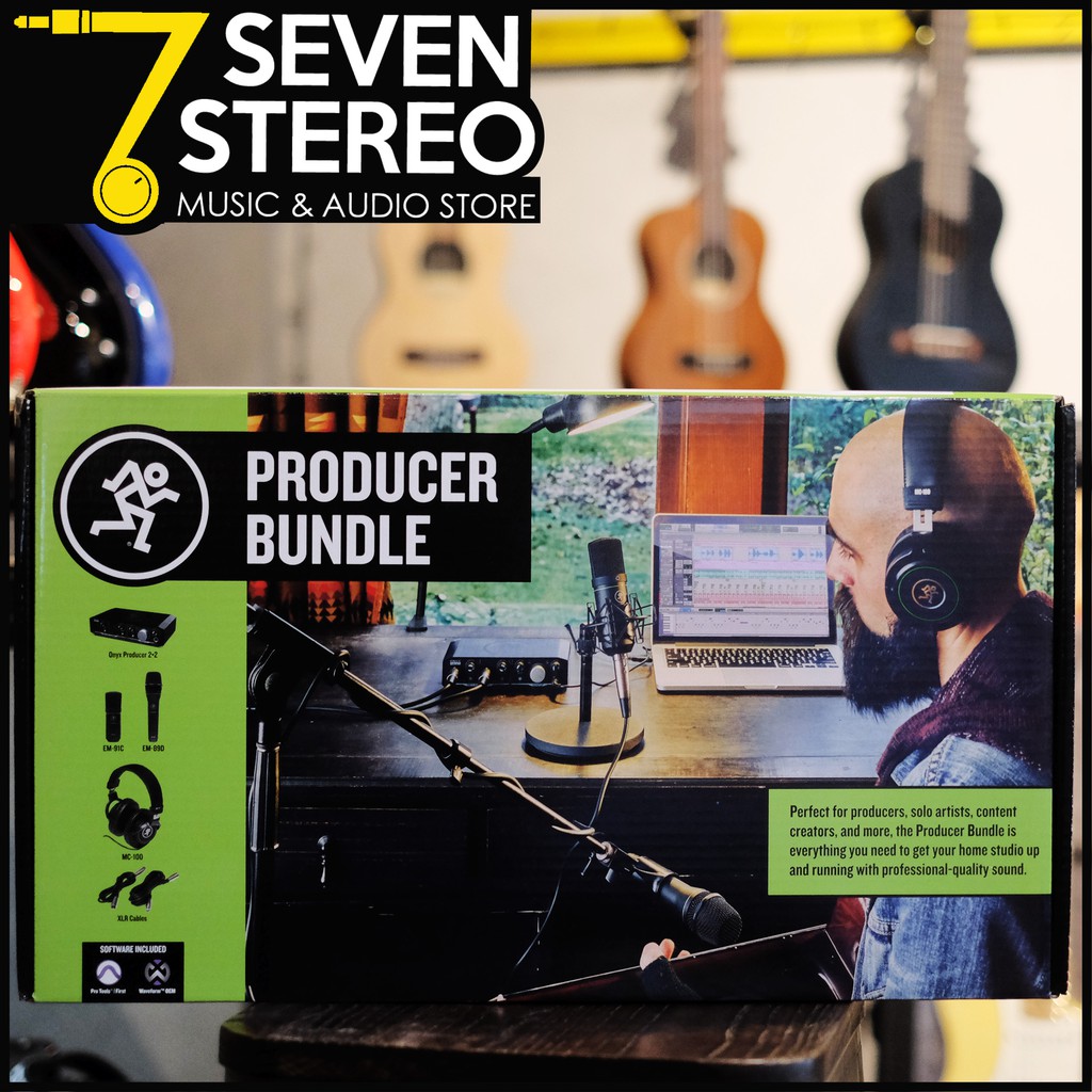 Mackie Producer Bundle Paket live Recording dan podcasting Streaming