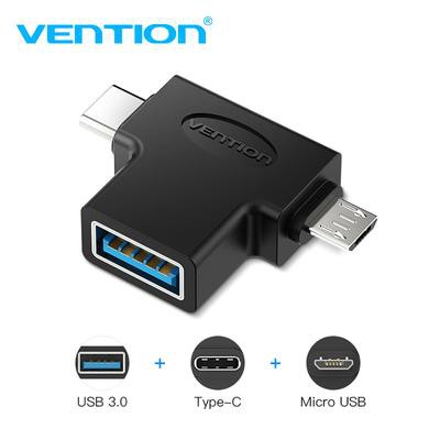 Vention [CDI] USB3.0 OTG Adapter 2in1 Type-C 3.1 Micro Usb High Speed