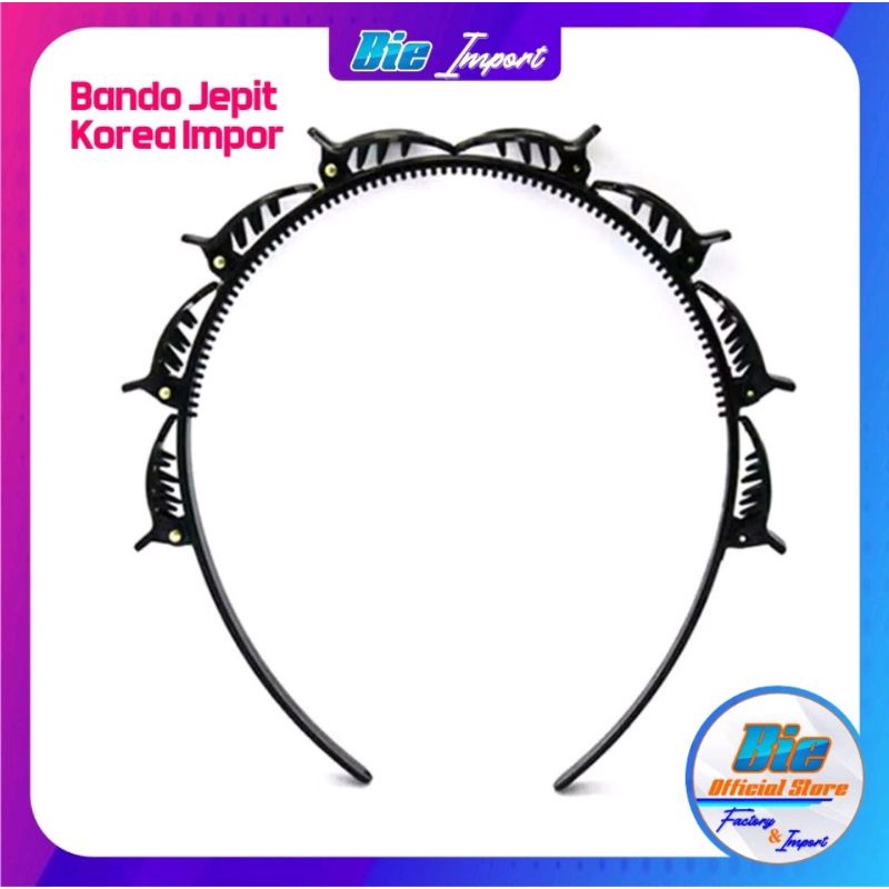 Bando Kepang Jepit Korea Impor Best Seller