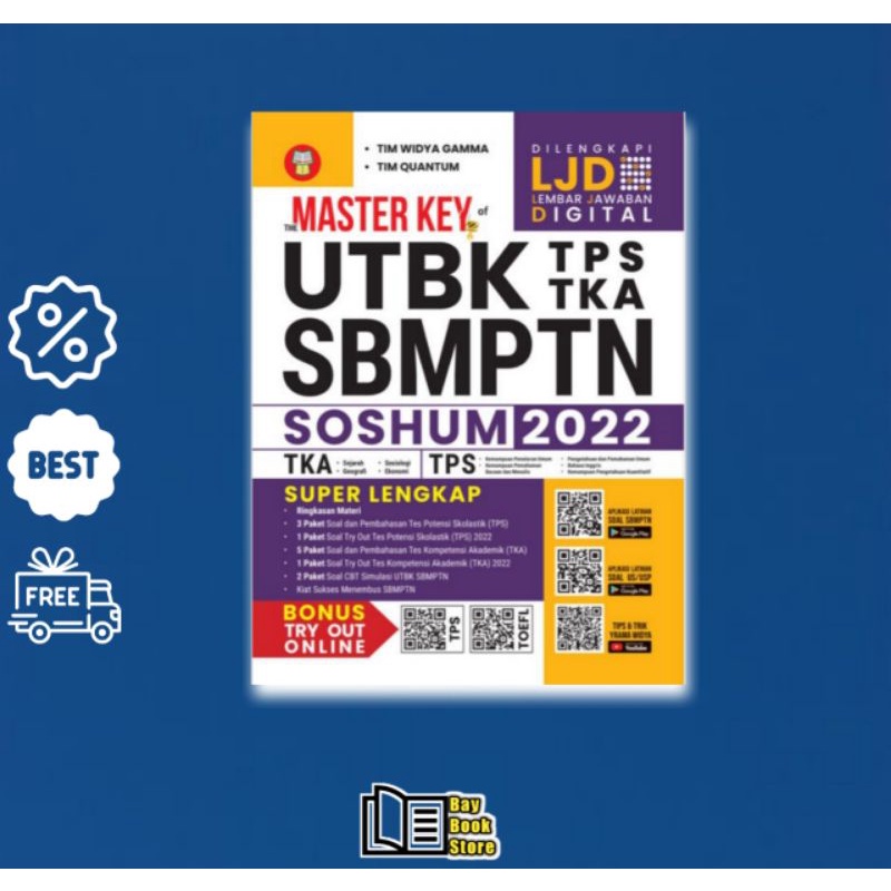 BUKU THE MASTER KEY OF UTBK TPS-TKA SBMPTN SOSHUM 2022