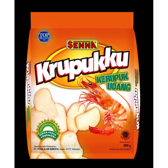 

Senna Krupukku Udang 200gr