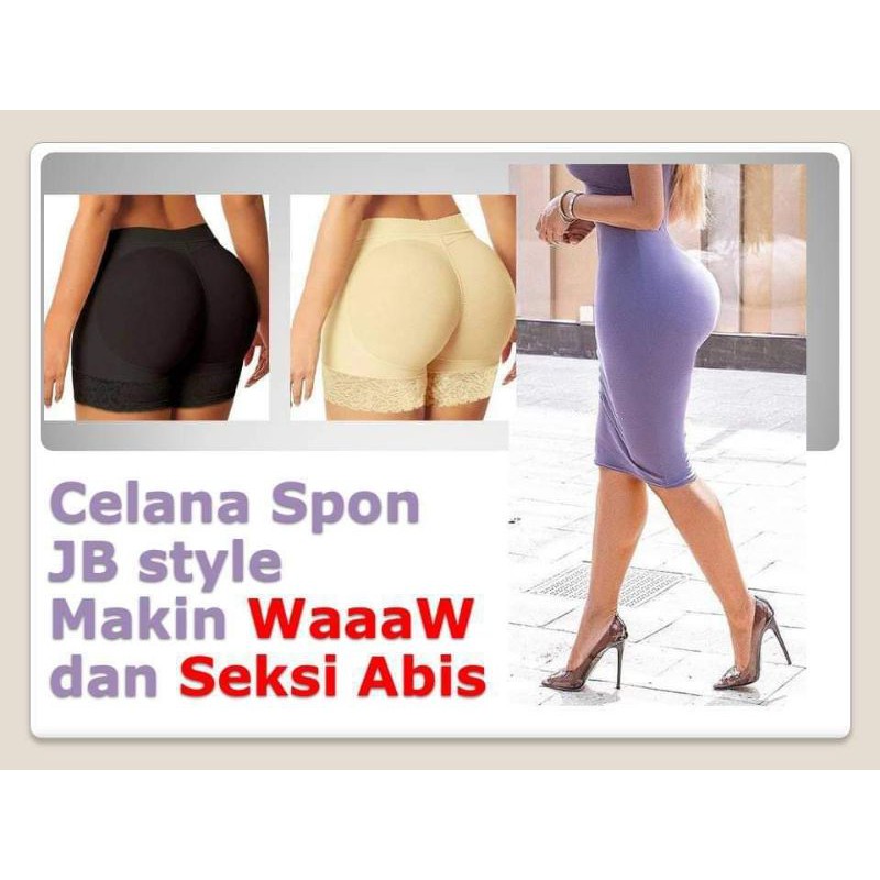 spon busa celana pendek strait ganda kualitas impor tambah montok dan seksi