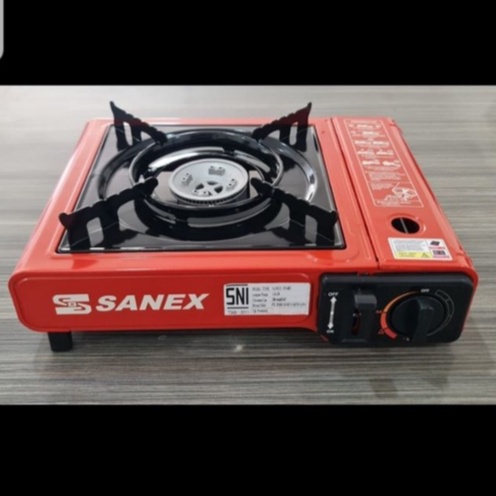 Sanex Kompor Gas Portable 2 in1 SN - 883 Bisa untuk Gas Kaleng dan Elpiji / LPG