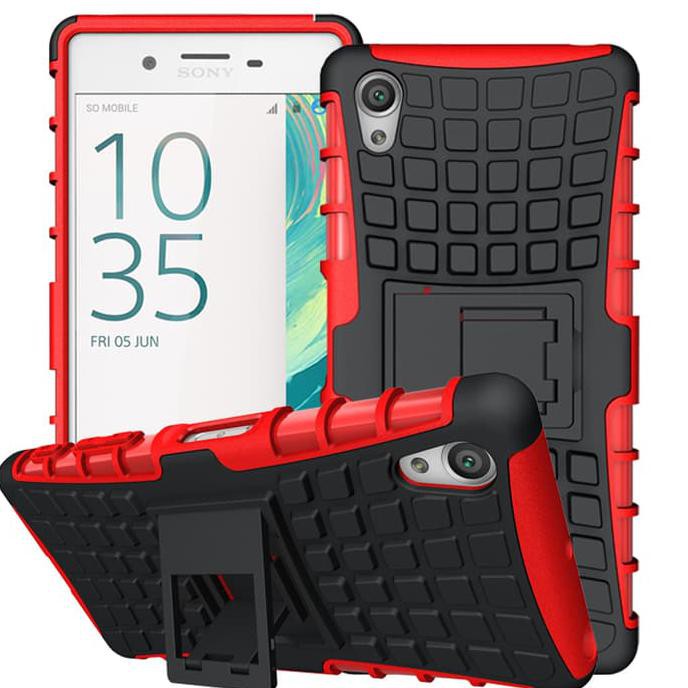 CHASING RUGGED ARMOR SONY XPERIA Z2 Z3 Z3+ Z4 DUAL SOFT CASE CASING BACK COVER KODE SERI 872 BACA.3
