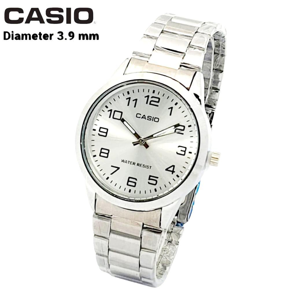 [ARP] JAM TANGAN WANITA CASIO MTP RANTAI STAINLESS STEEL ANALOG QUARTZ COUPLE PRIA GROSIR PREMIUM CS015