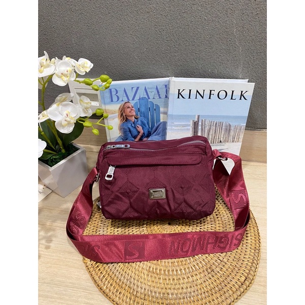 Tas selempang wanita Tas Sighmon 67303 bahan Kanvas. Tas Wanita Tas Slempang Sighmon ORI Tas Sighmon Import Sighmon selempang