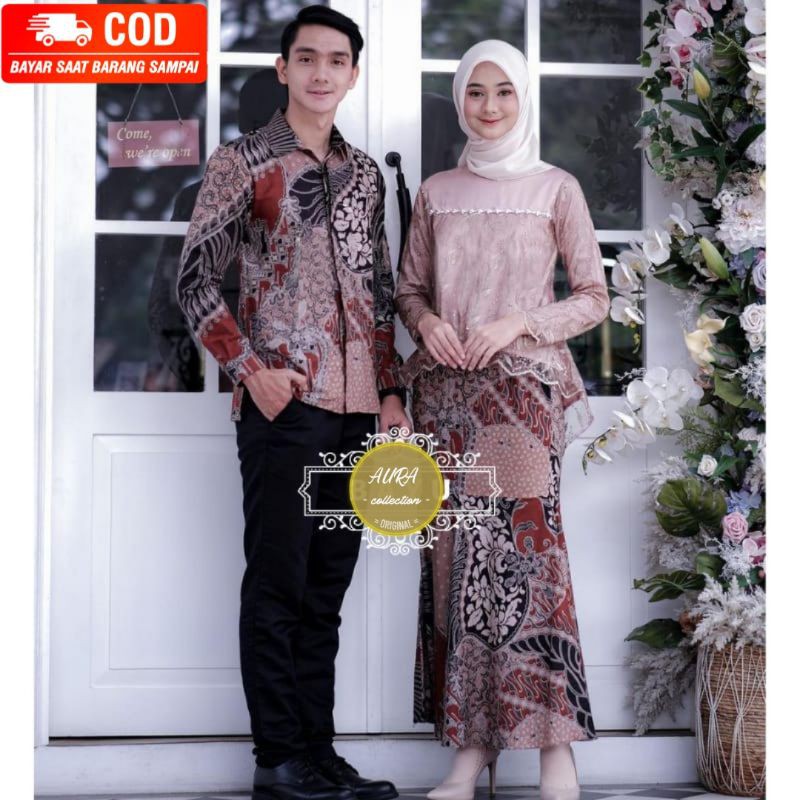 KEBAYA COUPLE | KEMEJA BATIK | FASHION WANITA | BAJU TUNANGAN | BAJU KONDANGAN best seller