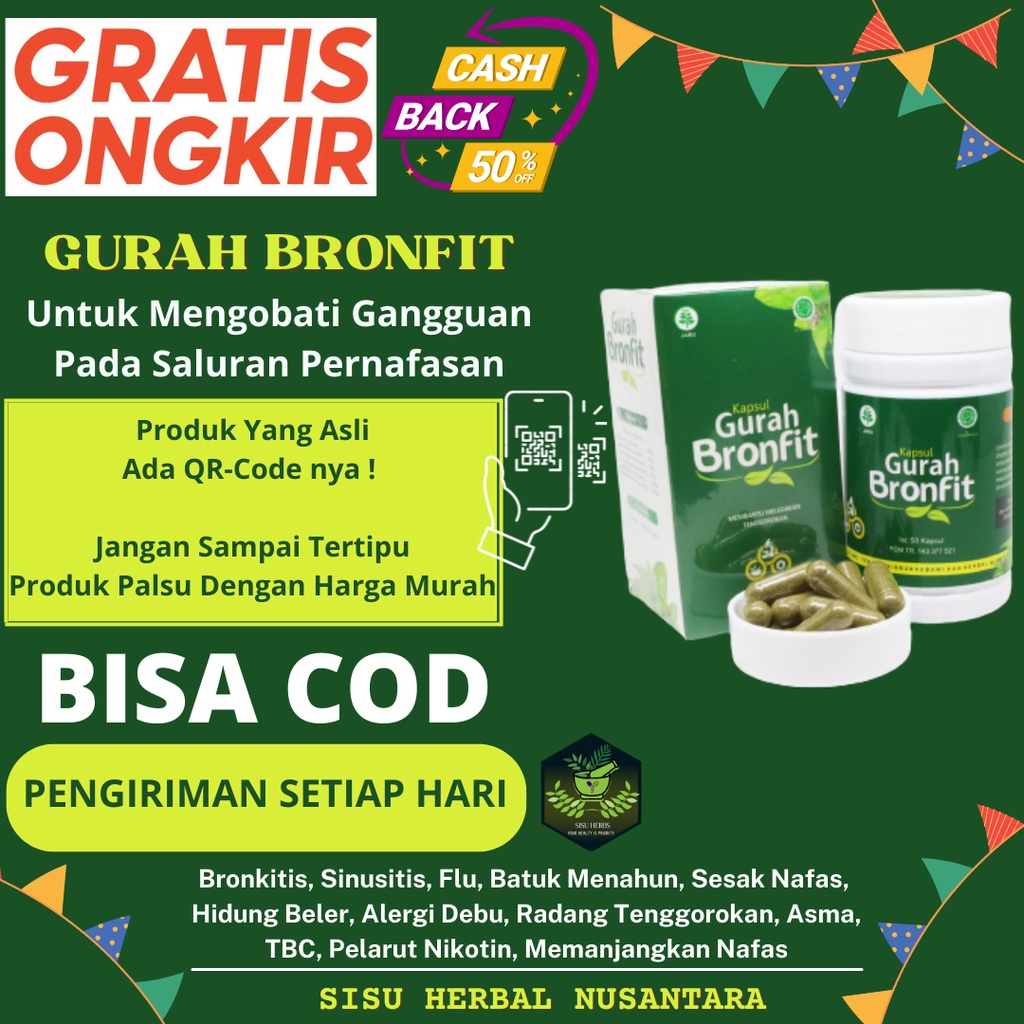 Gurah Bronfit Naturafit Obat Paru Paru TBC ISPA Batuk Menahun Herbal Asli SiGurah Obat Batuk Sakit Tenggorokan Sinusitis Asma Sesak Nafas Flu Bronkitis Bronkhitis Hidung Beler Alergi Debu Radang Tenggorokan Pelarut Nikotin Memanjangkan Naf