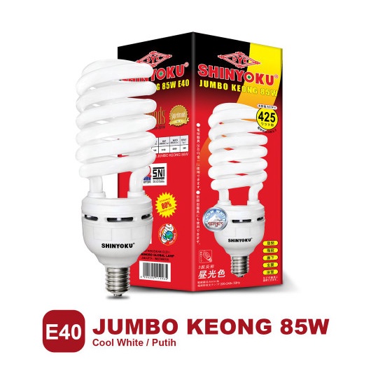 LAMPU Shinyoku LHE Jumbo Keong 85W E40