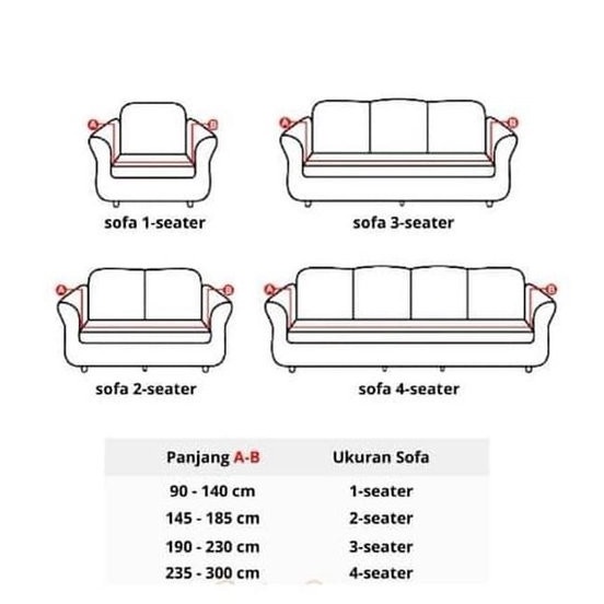 Cover Sofa Premium Motif