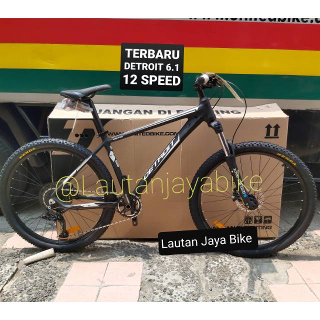 Sepeda 27 5 Mtb United Detroit 6 1 Operan 12 Speed Terbaru Shopee Indonesia