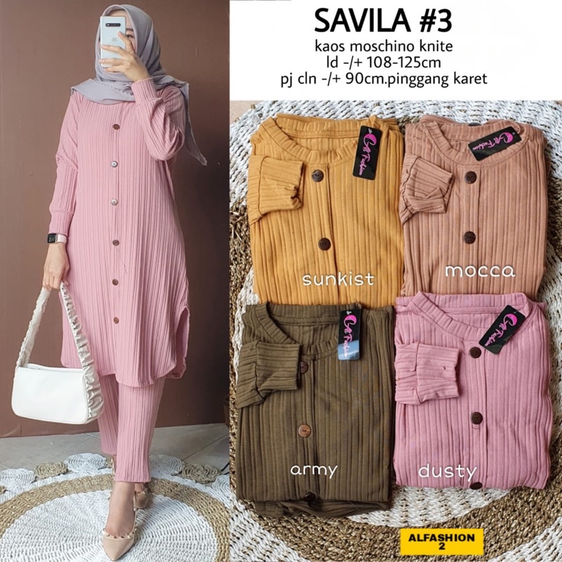 SETELAN WANITA SAVILA #3 by AL FASHION