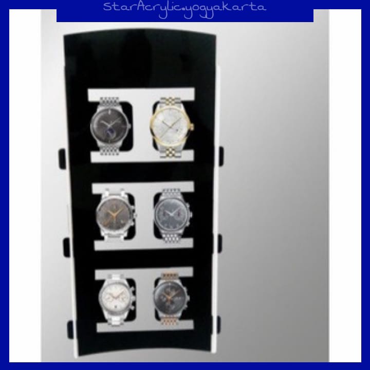 rak akrilik display jam tangan murah keren