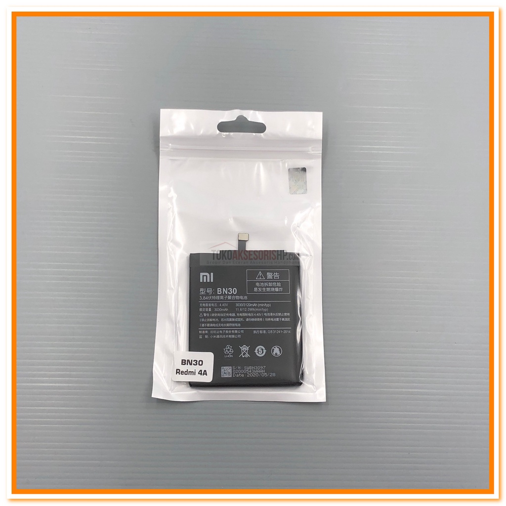 BATERAI XIAOMI REDMI 4A BATERAI XIAOMI BN30 ORIGINAL