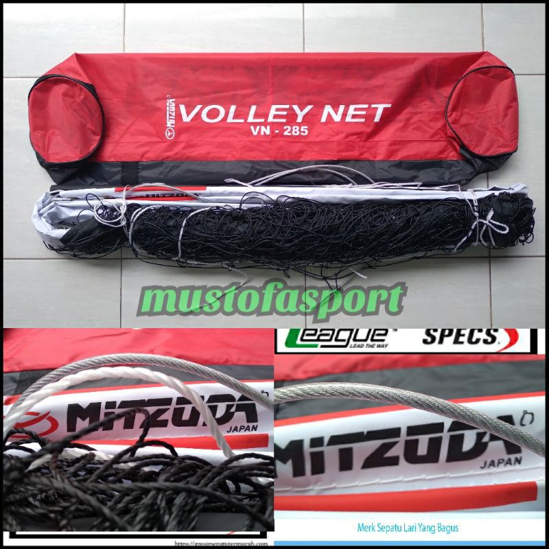 net volley net volly jaring net volly original mitzuda vn-285