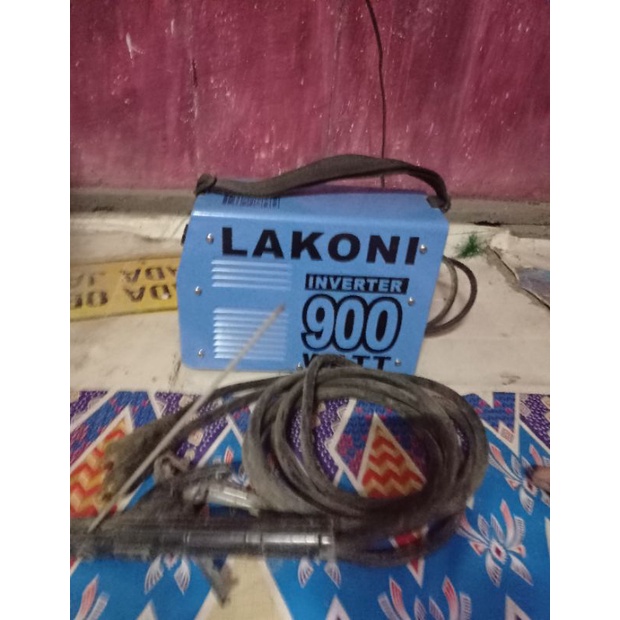 MESIN LAS listrik 900 wat lakoni falcon 120e travo inverter 120A bekas mulus