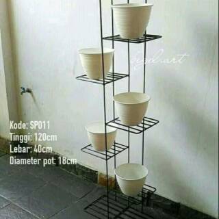 Rak Pot Bunga Besi Rak Hias Standing Pot Bunga 5 Susun Rak Pot Bunga Besi Rak Hias Standing Pot Bunga 5 Susun