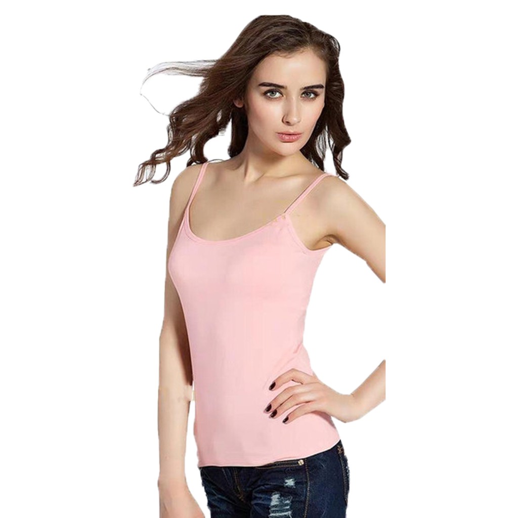 (TT XL) Tank Top Dewasa Tali Kecil UKURAN XL Daleman wanita Singlet Tengtop-SALEM XL