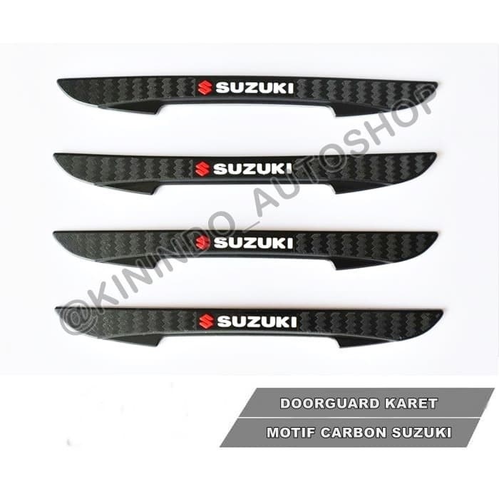 Doorguard Karet Motif Carbon Mobil Suzuki Splash