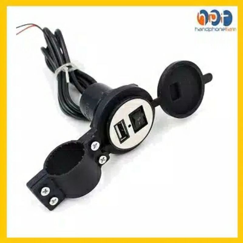 charger motor waterproof / alat charge hp aki gojek grab cas jepit accu casan anti air
