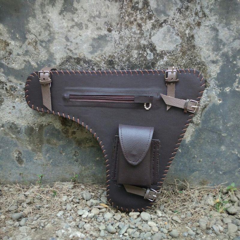 Tas Pistol Sepeda Onthel (Kulit)