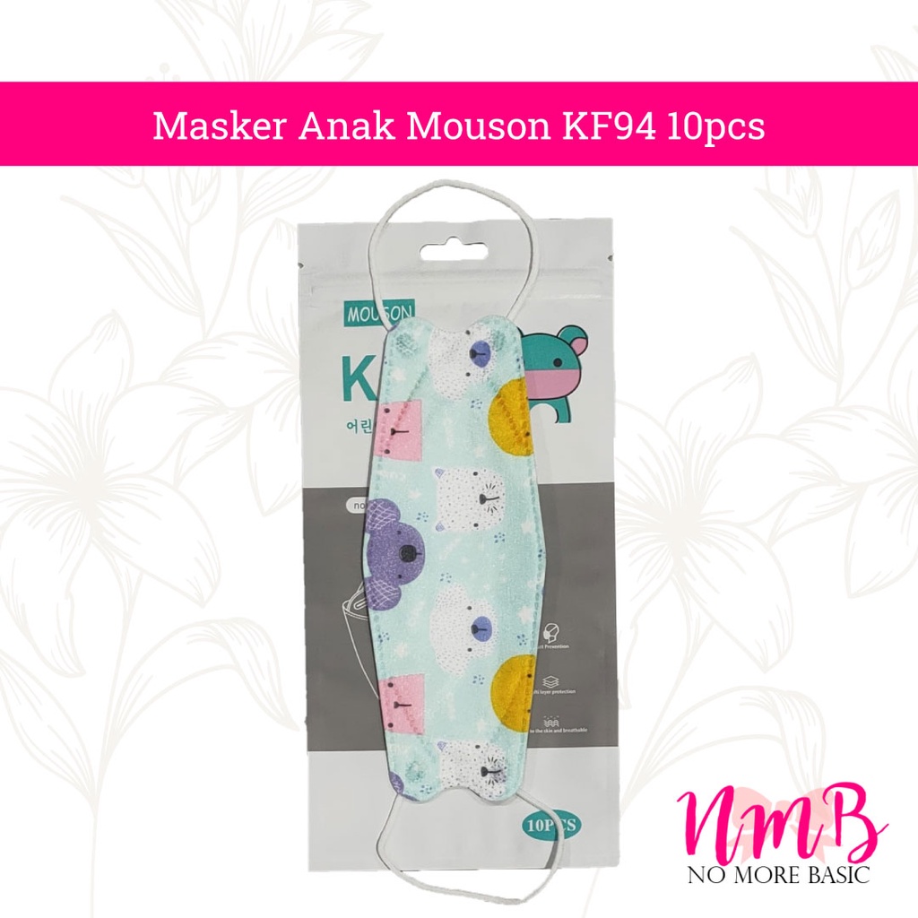 Masker Anak KF94 Masker Mouson KF94 Kids isi 10pc Masker Karakter