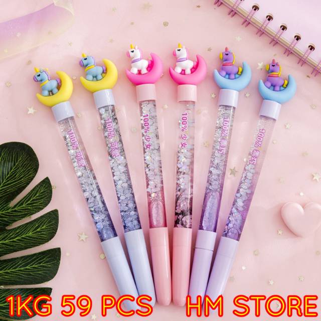 

Glitter Pen Unicorn Pena Impor Pena Glitter Unicorn Warna Warni Imut Lucu