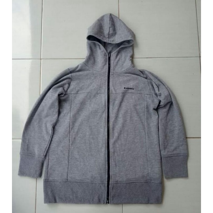 Jaket Zip Hoodie Zipper Sweater Converse original