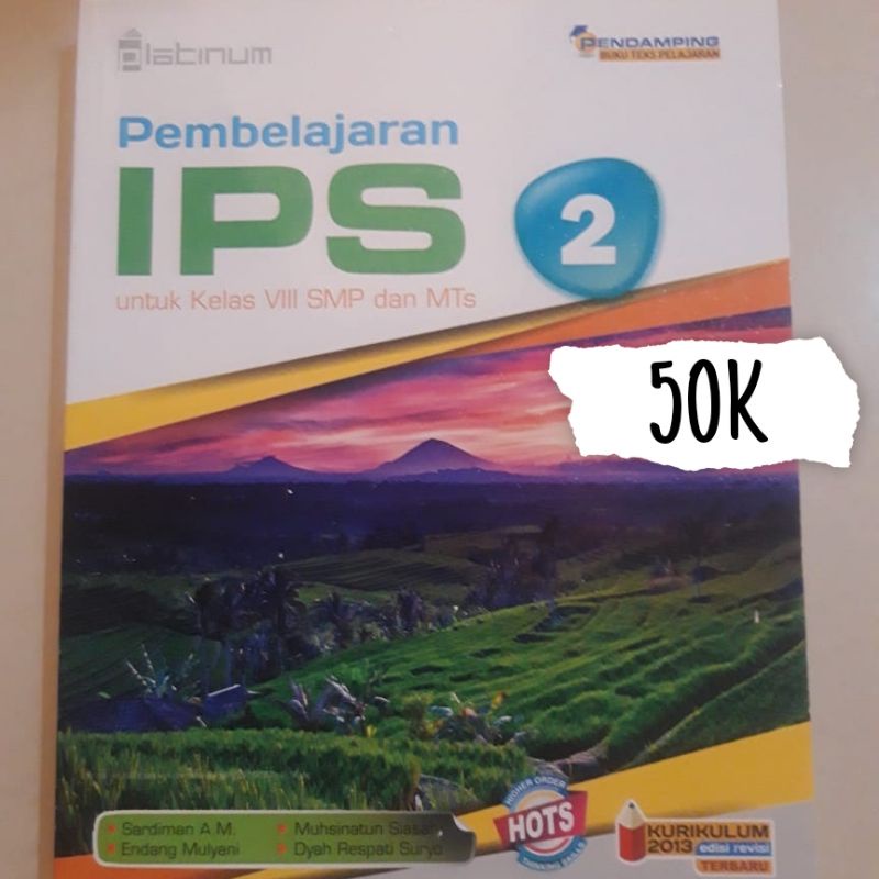 [PRELOVED] BUKU PAKET ips 2 SMP/MTs Kelas 8/VIII