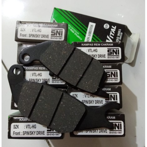 Discpad Dispad Belakang Vital Satria FU Shogun 125FL Depan Spin Sky Wave Sky Drive HG