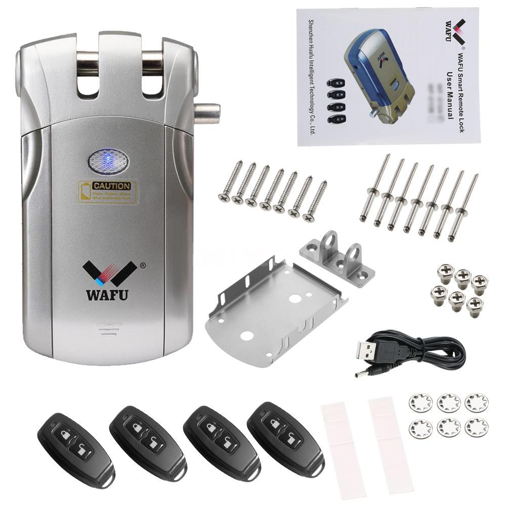 Intelligent Door Lock Kit Smart Wireless Anti-Theft Home Security ...