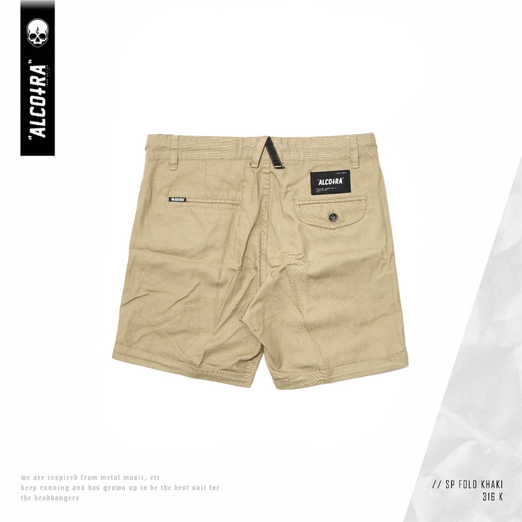 SP FOLD KHAKI // SHORT PANTS FOLD KHAKI