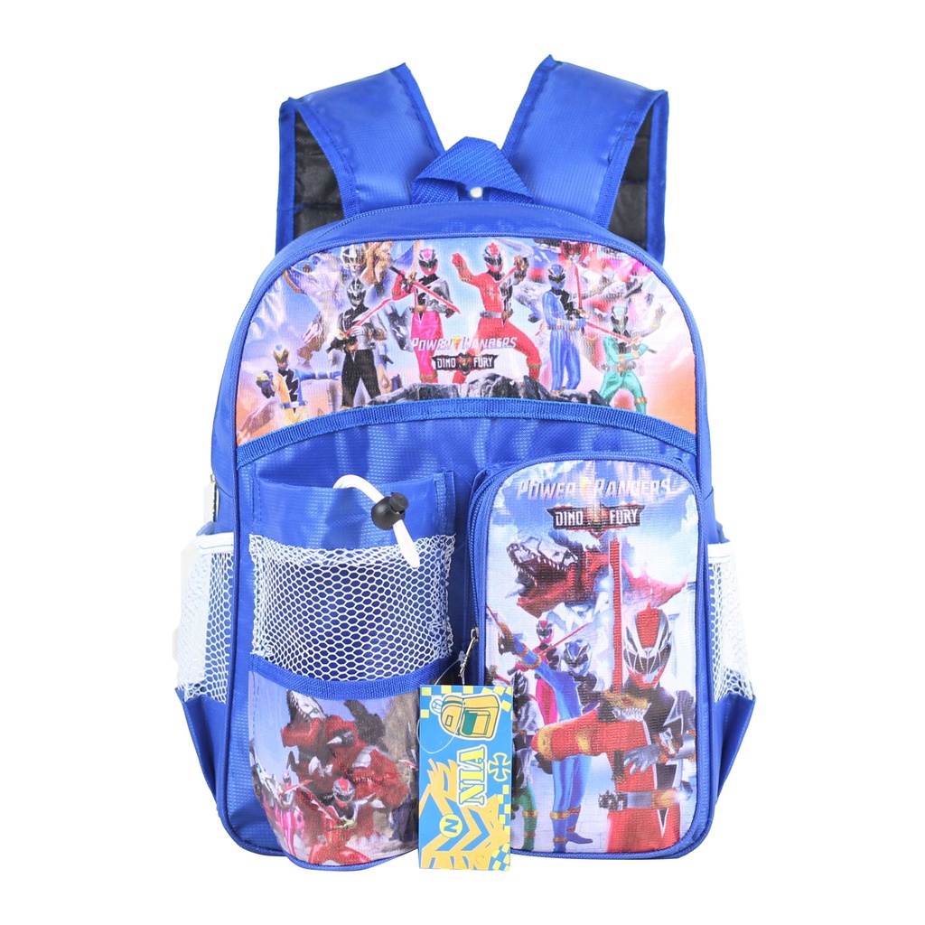 Tas Ransel Anak Laki-Laki Karakter Power Rangers Warna Biru Lucu Imut Cocok Untuk Sekolah TK PAUD