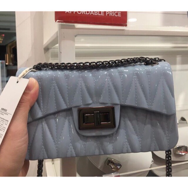 miniso tas selempang jelly