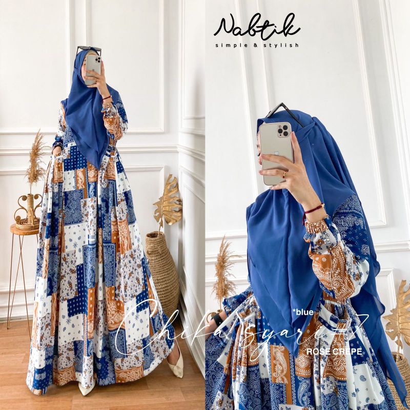 Resstok  Chika syar'i #7 terlaris original by nabtik/termurah