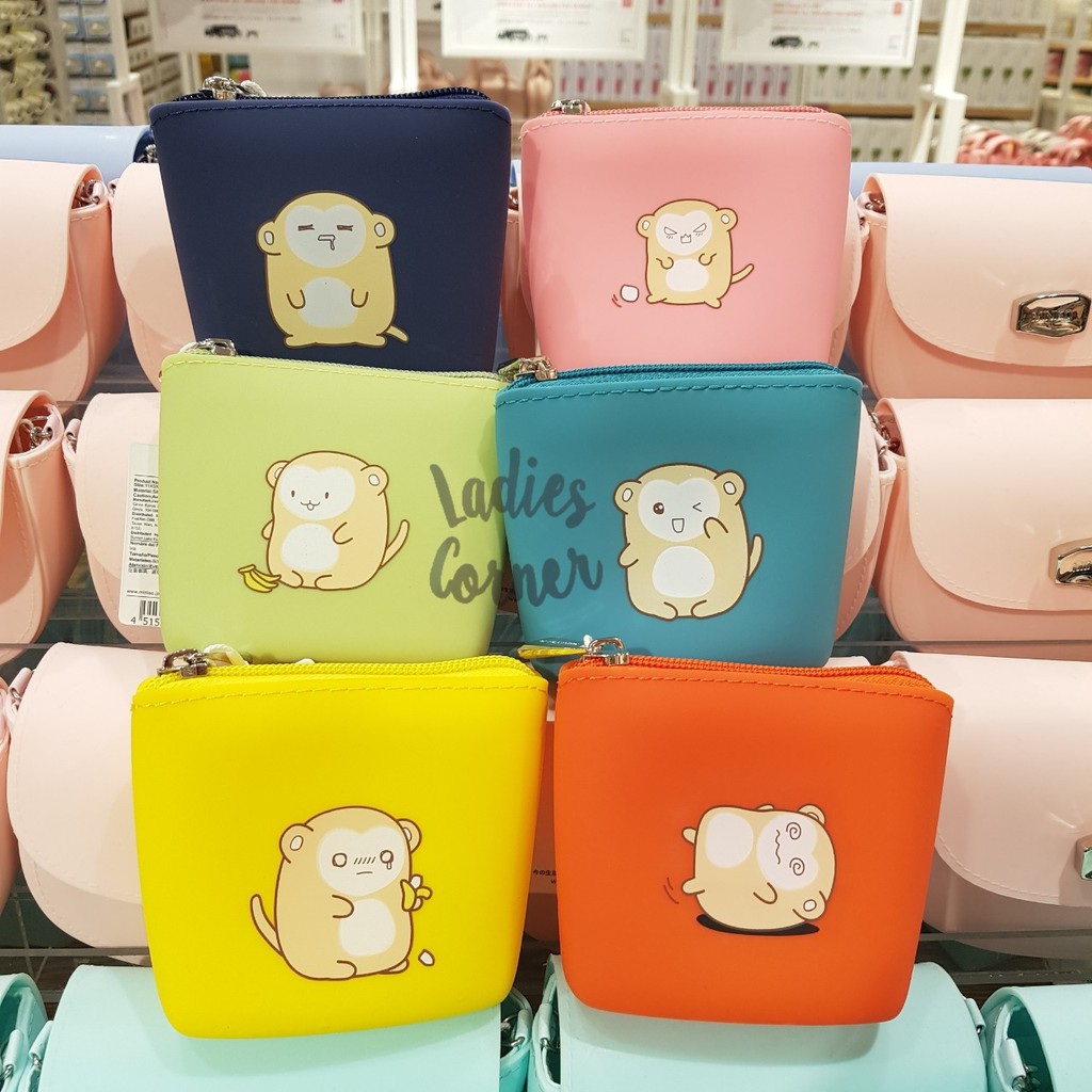 DOMPET COIN JELLY MINISO CARTOON EDITION MINISO