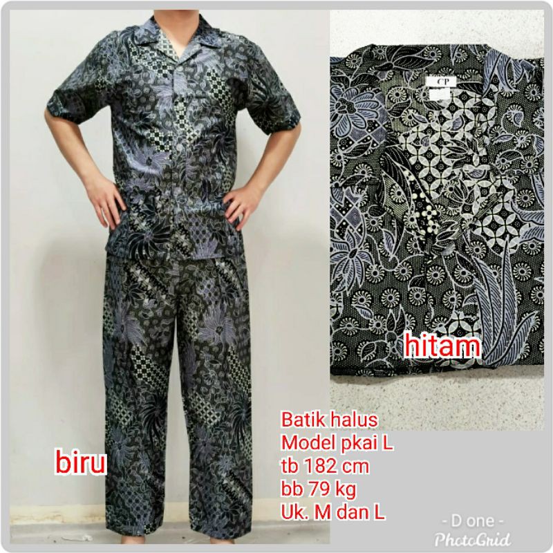 Cp piyama katun batik halus