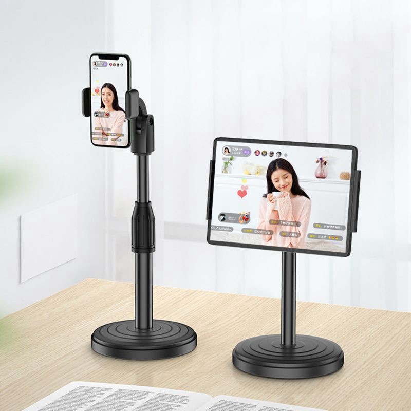 Dudukan SmartPhone, Adjustable Desktop Stand, Pemegang Streaming Langsung Dudukan HandPhone