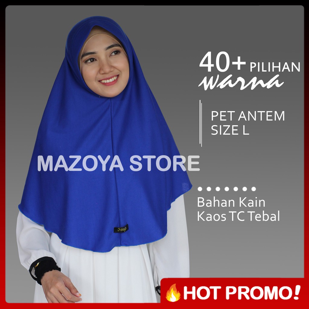  PROMO Jilbab  Instan  Khimar L Pet  Antem Termurah Hijab 