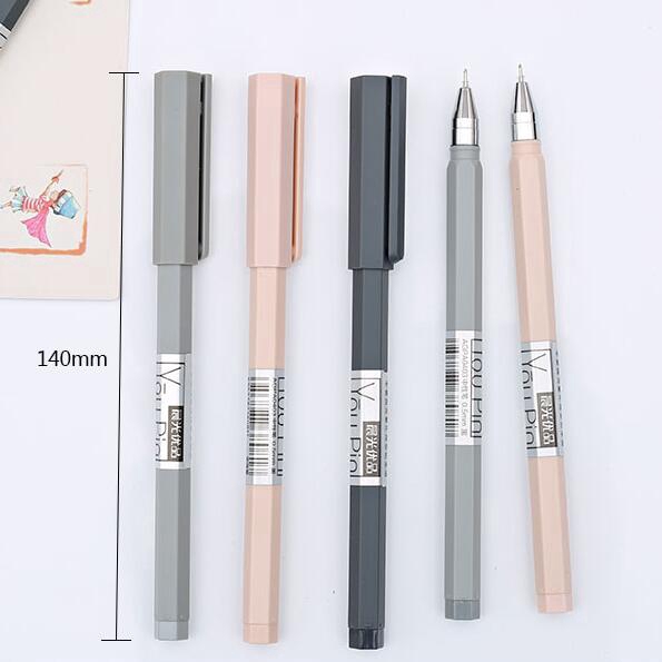 Portable Student Office Stationery 0.5mm M&amp;G Cute Black Refill Gel Pen