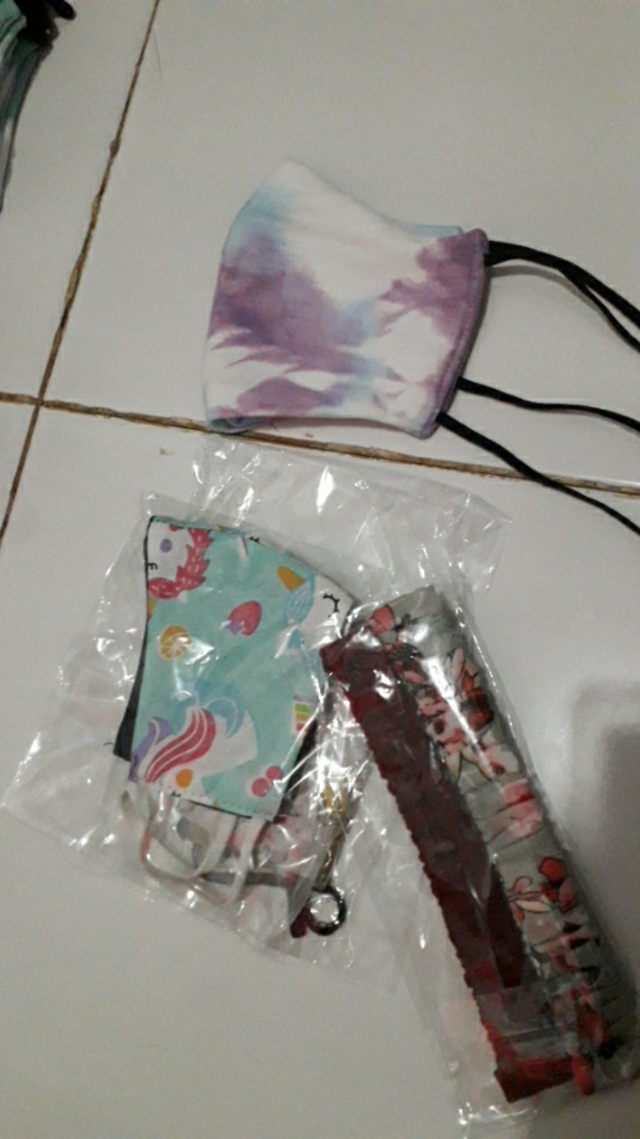 Masker Tiedye Lusinan