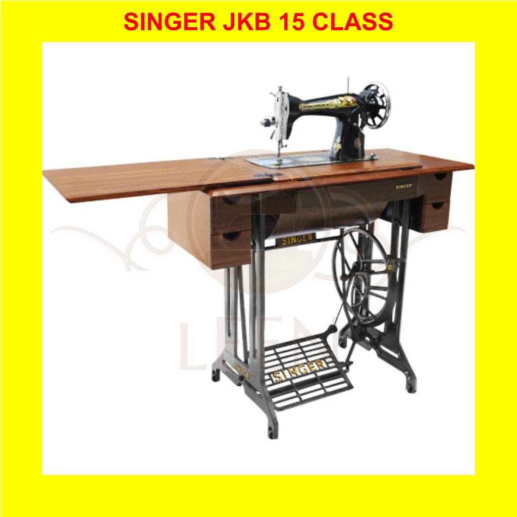 Mesin Jahit Tradisional SINGER 15 Class Jkb FULL SET ORI LEEN