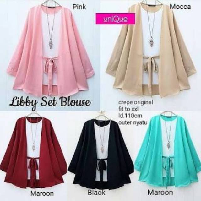 Baju murah-libi set blause