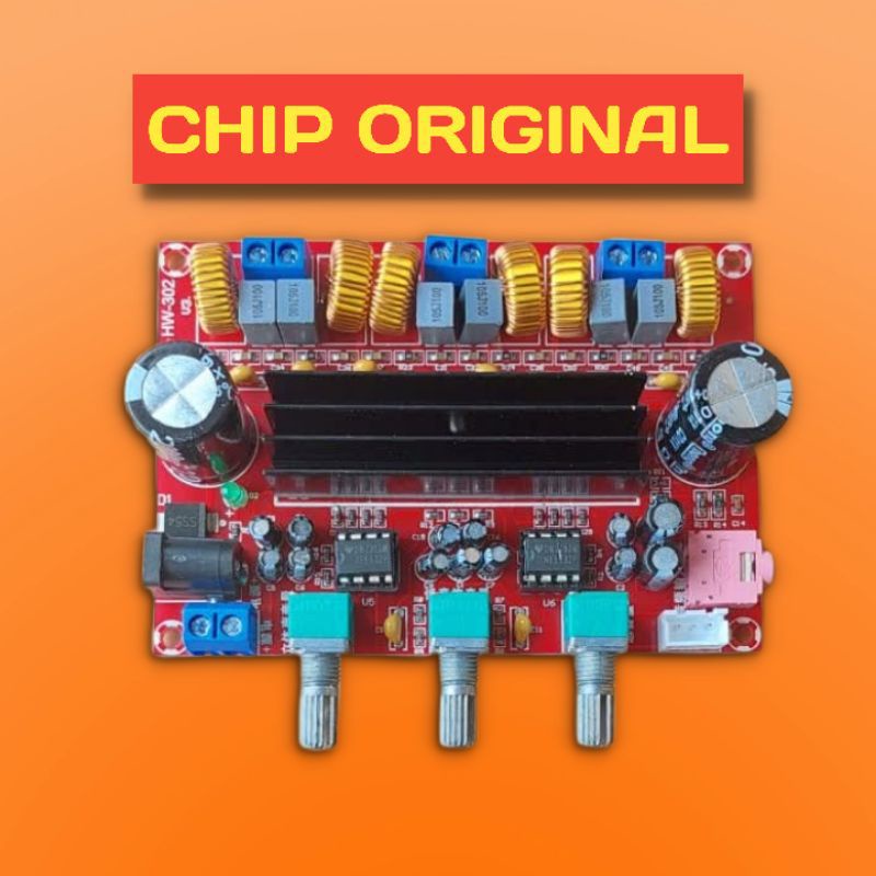 POWER TPA 3116D2 TPA3116 DC 12-24V 2x80Watt+SUB 100watt papan amplifier audio-Power amplifier Class 